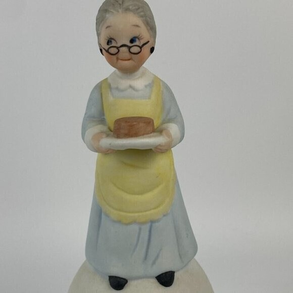 Vintage Home Decor Ceramic Grandma is Another Name for Love Porcelain Music Box - Picture 4 of 8